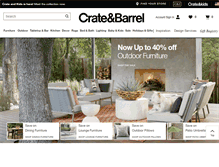 Tablet Screenshot of crateandbarrel.com